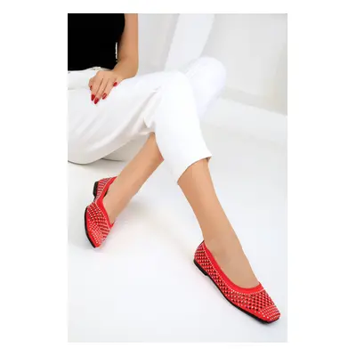 Soho Red Women's Flats