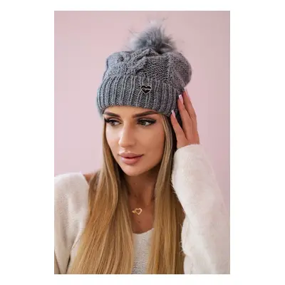 marka niezdefiniowana Cap K168 dark gray