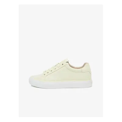 Calvin Klein Women's Light Yellow Sneakers - Women's