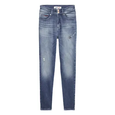 Tommy Jeans Jeans - SHAPE HR SKNY AE333 MEBDYSS blue