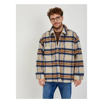 Levi&#39;s Beige Men&#39;s Checkered Shirt Jacket Levi&#39;s® Port - Men