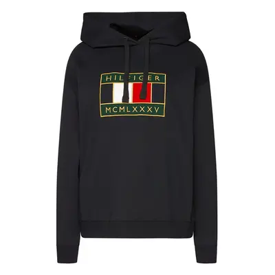 Tommy Hilfiger Sweatshirt - RELAXED OCO FLAG HOODIE LS dark blue