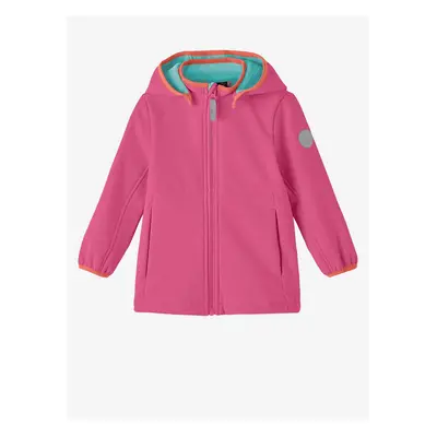 Pink girl's softshell jacket name it Malta - Girls