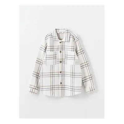 LC Waikiki Plaid Long Sleeve Boy Shirt Jacket