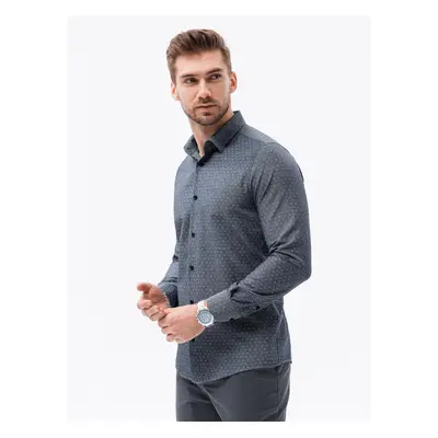 Ombre Clothing Men's shirt with long sleeves