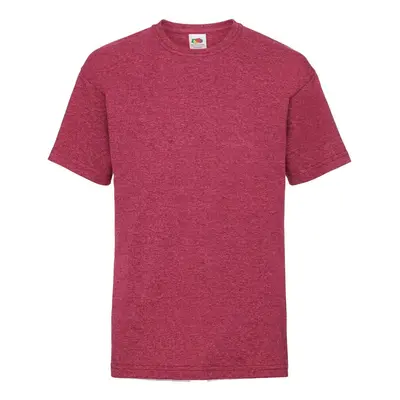 Red Fruit of the Loom Cotton T-shirt