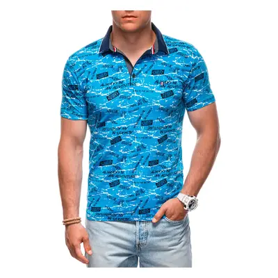 Edoti Printed Men's Polo Shirt