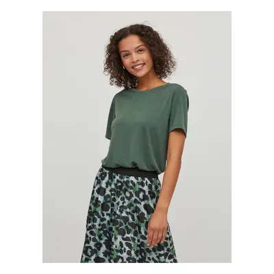 Green basic T-shirt VILA Modala - Women