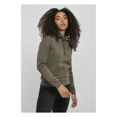 Women's Organic Olive Hooded Jacket