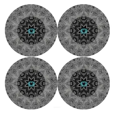 Bertoni Home Unisex's Thick Round Table Pads Set Look