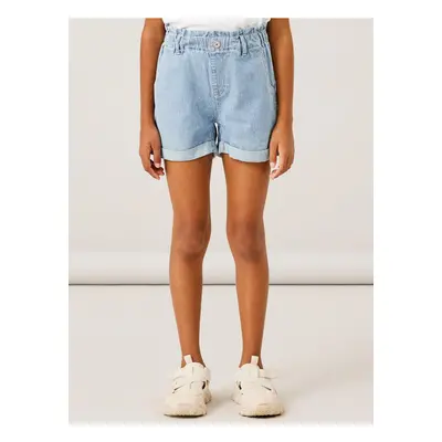 Light blue girls' denim shorts name it Bella - Girls