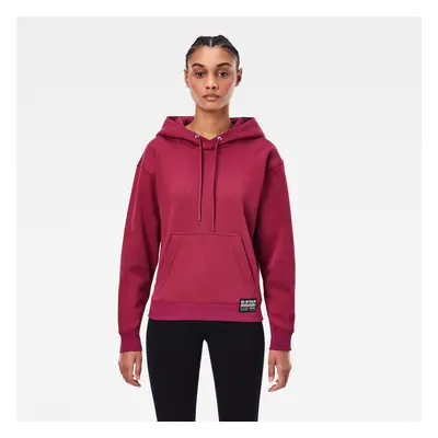 G-STAR Sweatshirt - Premium core hooded sw wmn l\s burgundy