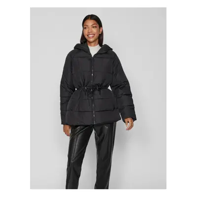 Black women's winter quilted jacket VILA Vileana - Women's