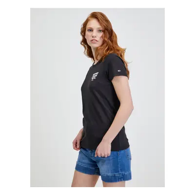 Black Women's T-Shirt Tommy Jeans - Women