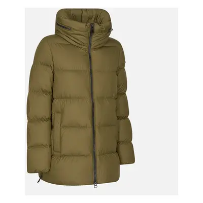 Khaki women's down jacket Geox Camei - Women's