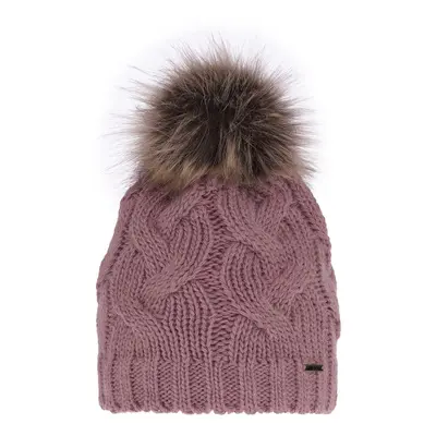 AGBO Woman's winter hat pink Terri with pompom