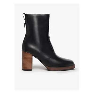 NeroGiardini Black leather boots on a heel Nero Giardini - Women's