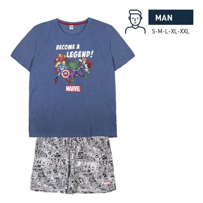 SHORT PYJAMAS SINGLE JERSEY POINT MARVEL