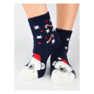 NOVITI Woman's Socks SB090-W-05 Navy Blue