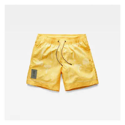 Swimsuit - G-star RAW Dirik Fungus swimshorts yellow