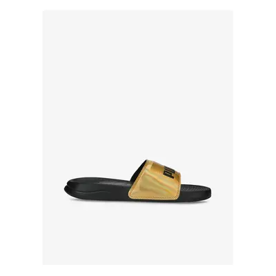 Women's slippers in gold color Puma - Women's