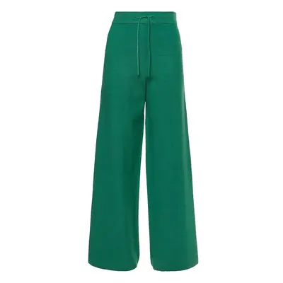 Tommy Hilfiger Sweatpants - WIDE LEG PANT green