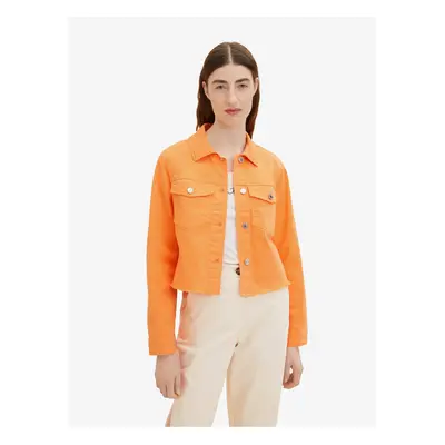 Orange women's canvas jacket Tom Tailor - Women