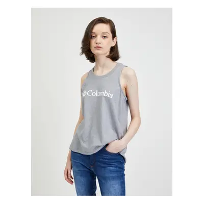 Women's Light Grey Heather Tank Top Columbia North Cascades™ - Women