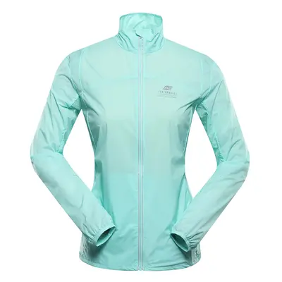 Women's ultralight jacket with dwr finish ALPINE PRO SPINA yucca