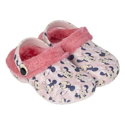 HOUSE SLIPPERS CLOG FLEECE MINNIE