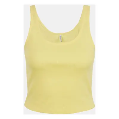 Yellow short basic tank top ONLY Nessa - Women