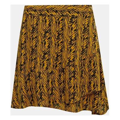 Orange Patterned Skirt Noisy May Beagle - Women