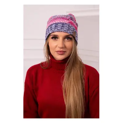 marka niezdefiniowana Cap with fleece Monika K256 pink+dark purple