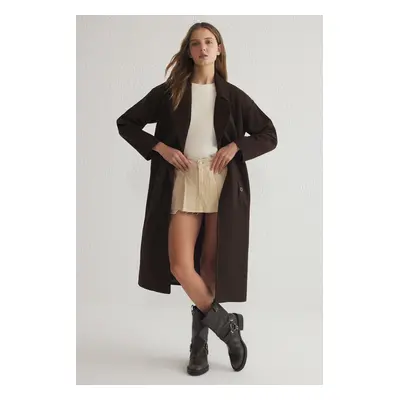 Trendyol Brown Oversized Coat