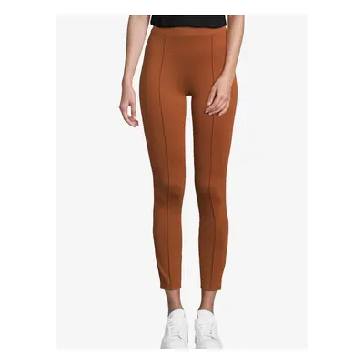 Brown women's cropped leggings Tom Tailor Denim - Women's