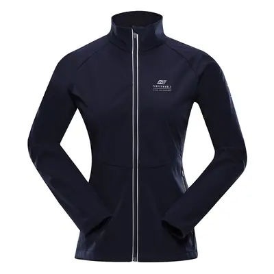 Women's softshell jacket with membrane ALPINE PRO MULTA mood indigo