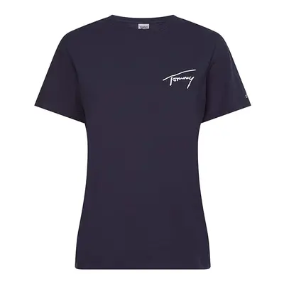 Tommy Jeans T-Shirt - TJW RLXD TOMMY SIGNATURE SS blue