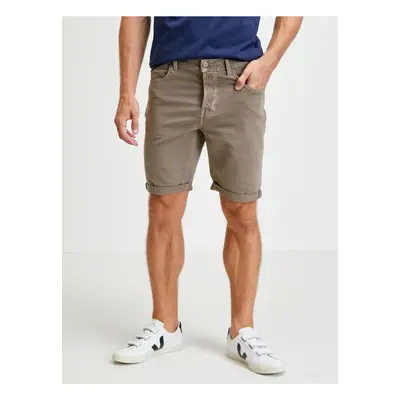 Beige Men's Denim Shorts Lee - Men