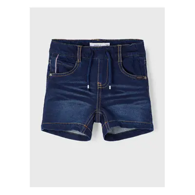 Navy blue denim shorts name it Ryan - Boys