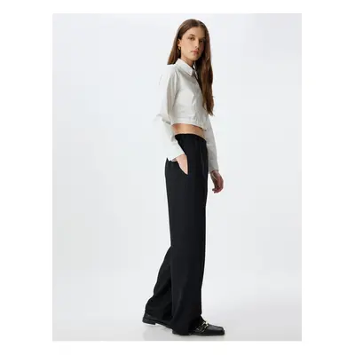 Koton Black Women's Trousers