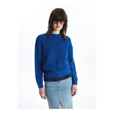 LC Waikiki Crew Neck Oversize Women's Knitwear Sweater