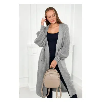 Long sweater light grey