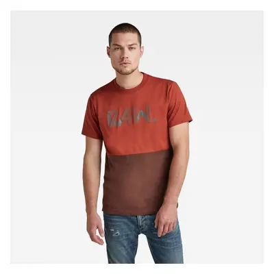 T-shirt - G-star RAW C&S tee orange