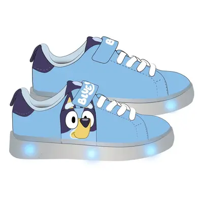 SPORTY SHOES TPR SOLE WITH LIGHTS BLUEY