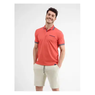 Red men's polo shirt LERROS - Men