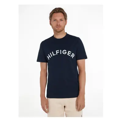 Dark blue Mens Tommy Hilfiger Arched Tee - Men