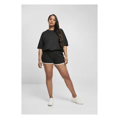 Women's Organic Interlock Retro Hotpants Black/White