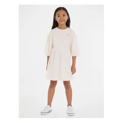 Light Pink Girls' Dress Tommy Hilfiger Structured Knit Dress - Girls