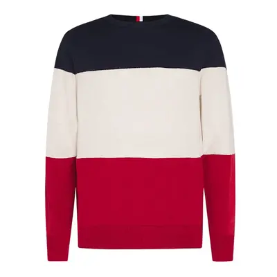 Tommy Hilfiger Sweater - COLOR BLOCK SWEATER red