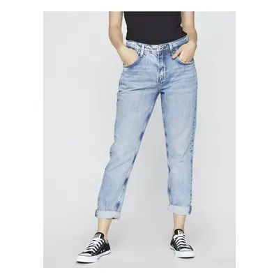 Blue Women Boyfriend Jeans Jeans Violet - Women